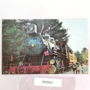 Stone Mountain Scenic Railroad The Texas II Steam Train 1960s Postcard Unposted